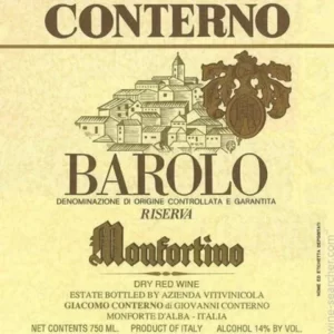 Giacomo Conterno Monfortino 1998 1.5L