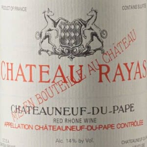 Chateau Rayas Chateauneuf-du-Pape Reserve 2000