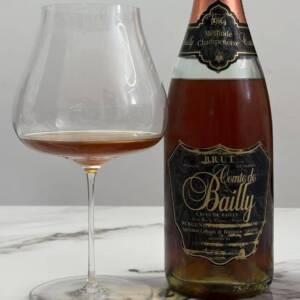 Comte de Bailly Cremant de Bourgogne Rose 1984